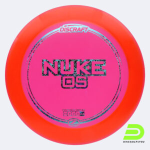 Discraft Nuke OS in rot, im Z-Line Kunststoff und ohne Spezialeffekt