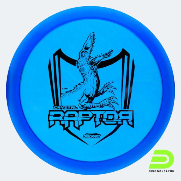Discraft Raptor in blau, im Cryztal Kunststoff und ohne Spezialeffekt