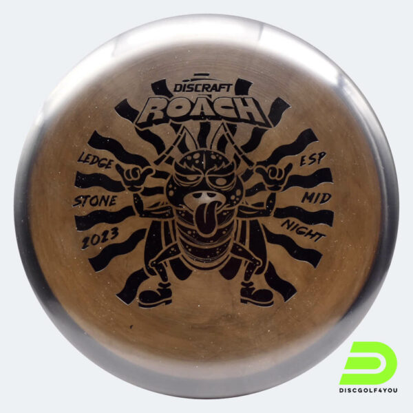 Discraft Roach 2023 Ledgestone Edition in schwarz, im Midnight ESP Kunststoff und ohne Spezialeffekt