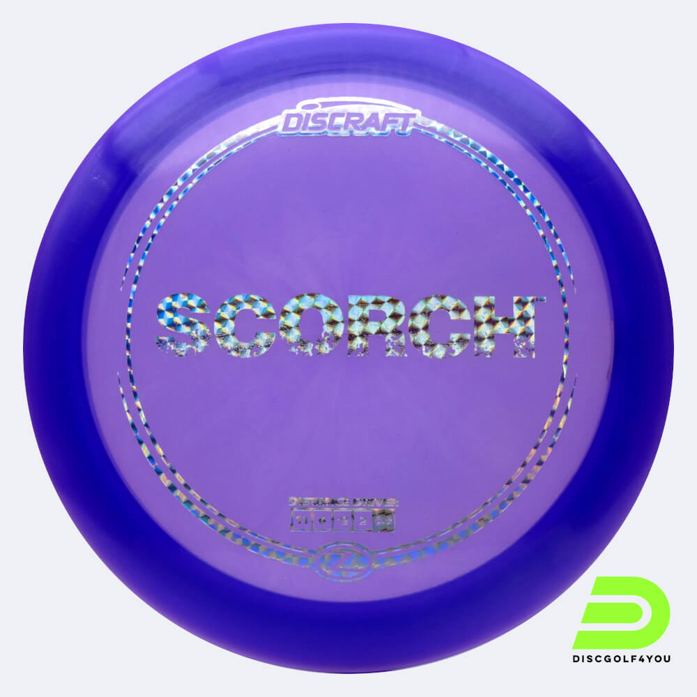 Discraft Scorch in violett, im Z-Line Kunststoff und ohne Spezialeffekt