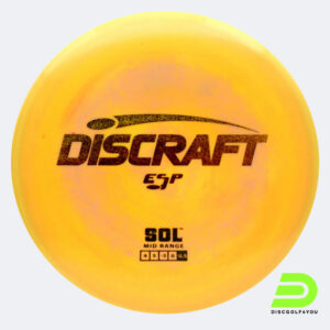 Discraft Sol in gelb, im ESP Kunststoff und ohne Spezialeffekt