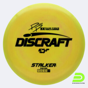 Discraft Stalker - Paige Pierce Signature Series in gelb, im ESP Kunststoff und ohne Spezialeffekt