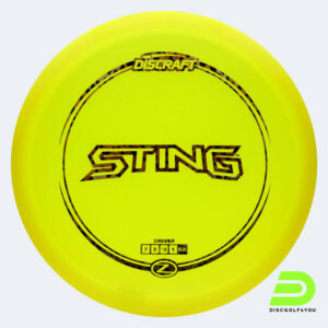 Discraft Sting in gelb, im Z-Line Kunststoff und ohne Spezialeffekt