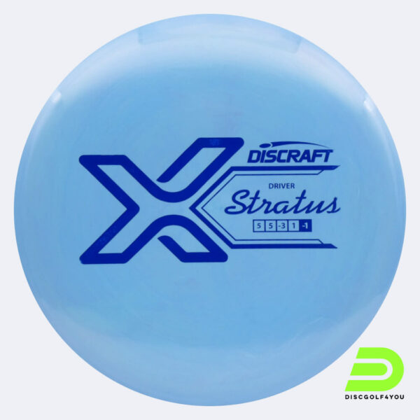 Discraft Stratus in hellblau, im X-Line Kunststoff und ohne Spezialeffekt