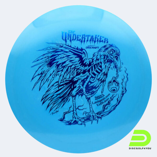Discraft Undertaker 2023 Ledgestone Edition in hellblau, im ESP Kunststoff und ohne Spezialeffekt