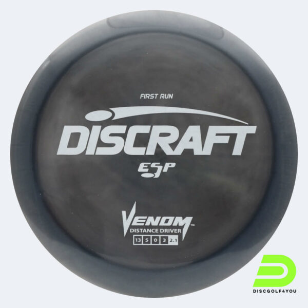 Discraft Venom in grau, im ESP Kunststoff und first run Spezialeffekt