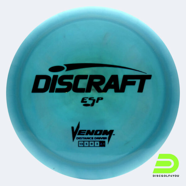 Discraft Venom in türkis, im ESP Kunststoff und ohne Spezialeffekt