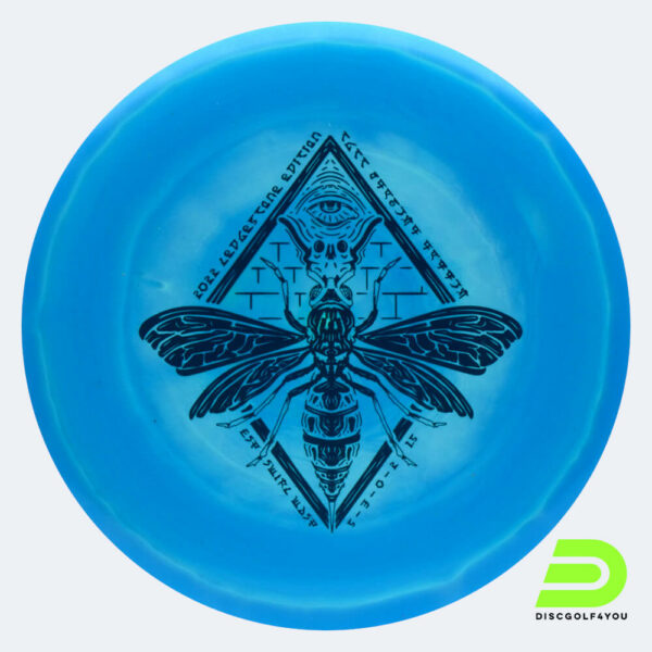 Discraft Wasp 2023 Ledgestone Edition in türkis, im ESP Kunststoff und burst Spezialeffekt