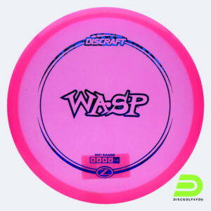 Discraft Wasp in rosa, im Z-Line Kunststoff und ohne Spezialeffekt