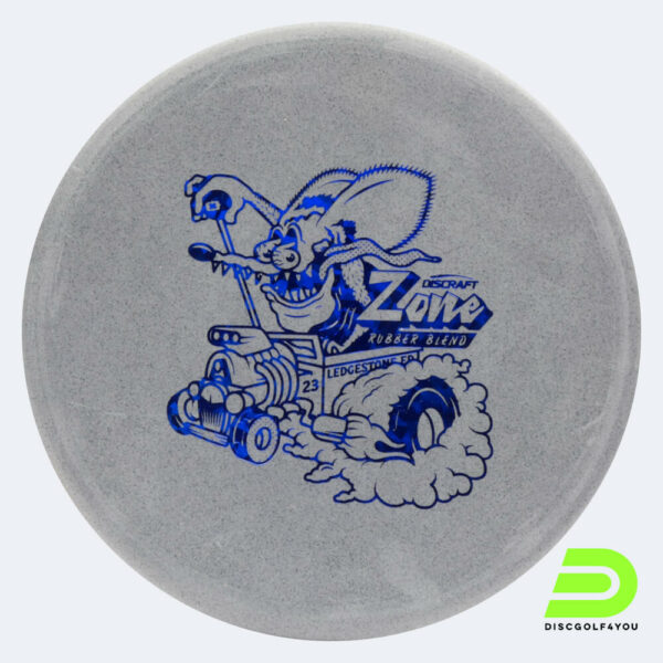 Discraft Zone 2023 Ledgestone Edition in grau, im Putter Line Kunststoff und ohne Spezialeffekt