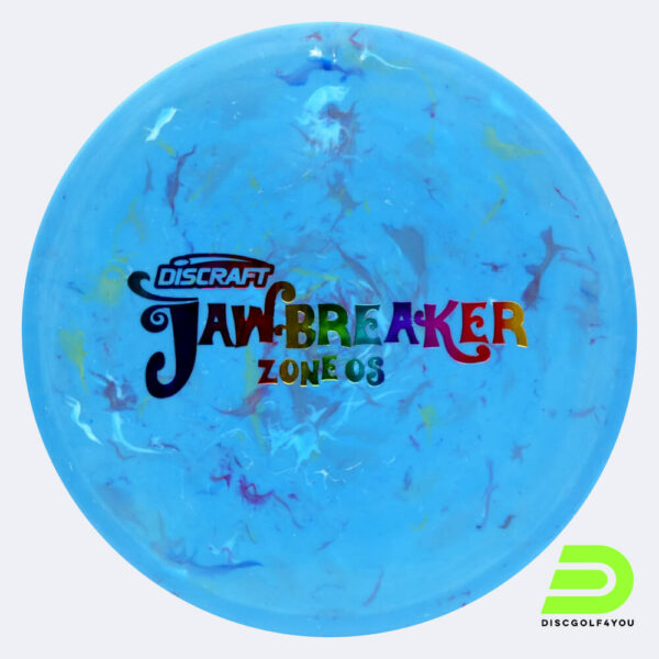 Discraft Zone OS in blau, im Jawbreaker Kunststoff und burst Spezialeffekt