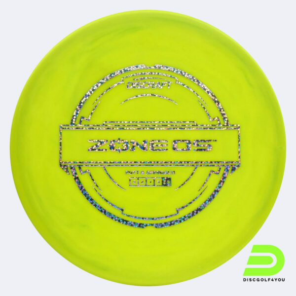 Discraft Zone OS in hellgrün, im Putter Line Kunststoff und ohne Spezialeffekt