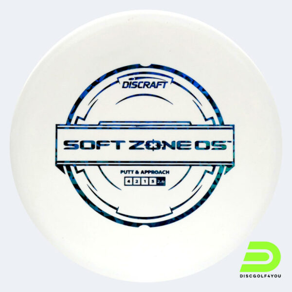 Discraft Zone OS in weiss, im Soft Putter Line Kunststoff und ohne Spezialeffekt