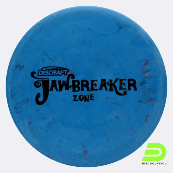 Discraft Zone in blue, jawbreaker plastic