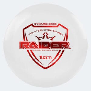 Dynamic Discs Raider in weiss, im Fuzion Kunststoff und ohne Spezialeffekt