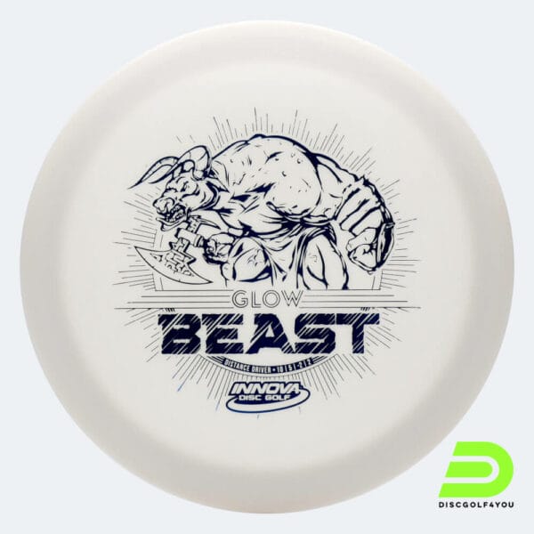 Innova Beast in weiss, im DX Glow Kunststoff und ohne Spezialeffekt