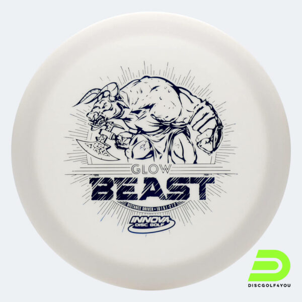 Innova Beast in white, dx glow plastic