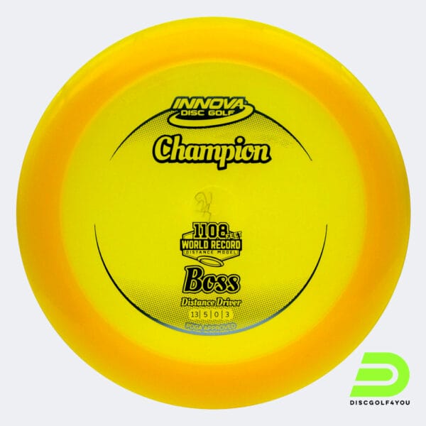 Innova Boss in gelb, im Champion Kunststoff und ohne Spezialeffekt