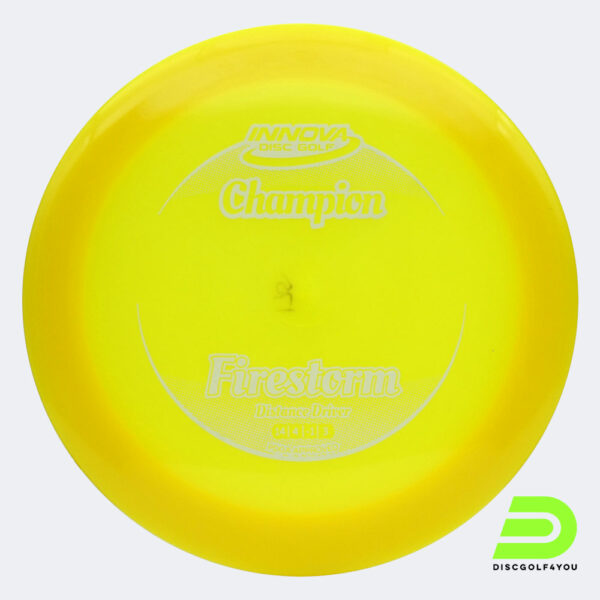 Innova Firestorm in gelb, im Champion Kunststoff und ohne Spezialeffekt