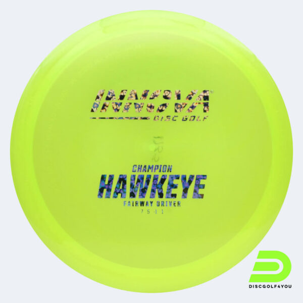 Innova Hawkeye in gelb, im Champion Kunststoff und ohne Spezialeffekt