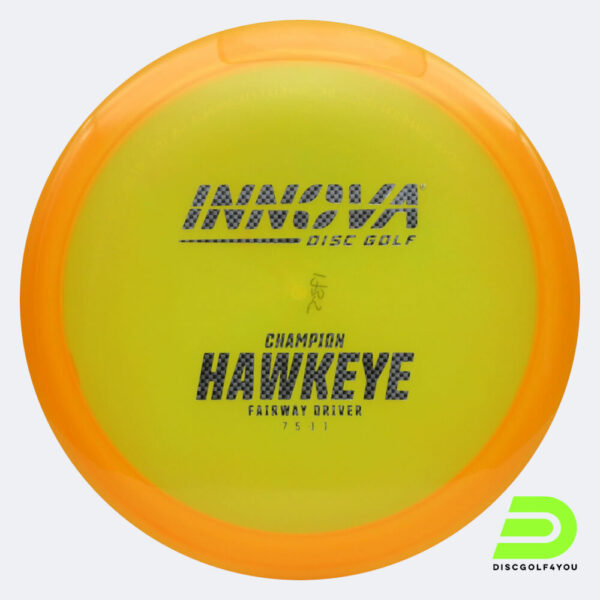 Innova Hawkeye in orange, im Champion Kunststoff und ohne Spezialeffekt