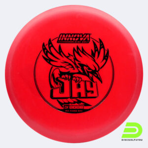 Innova Jay in red, dx plastic