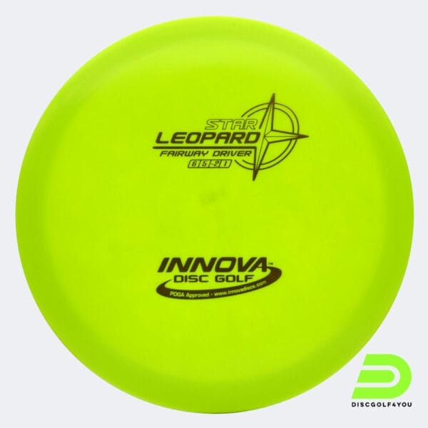 Innova Leopard in yellow, star plastic