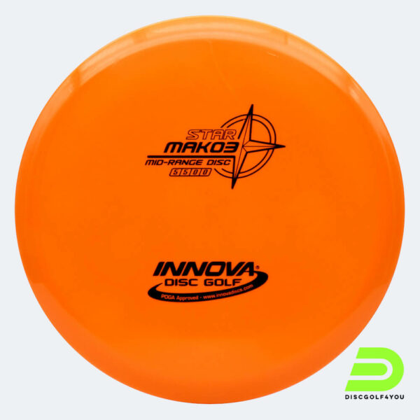 Innova Mako 3 in orange, im Star Kunststoff und ohne Spezialeffekt
