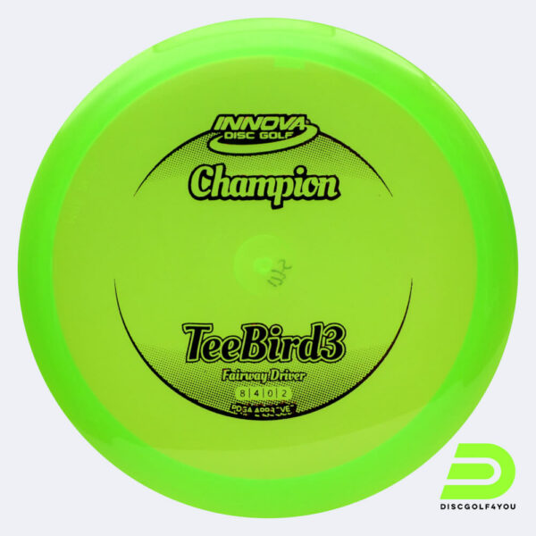 Innova Teebird 3 in hellgrün, im Champion Kunststoff und ohne Spezialeffekt