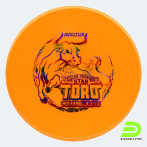 Innova Toro - Calvin Heimburg Tour Series in orange, im Star Kunststoff und ohne Spezialeffekt