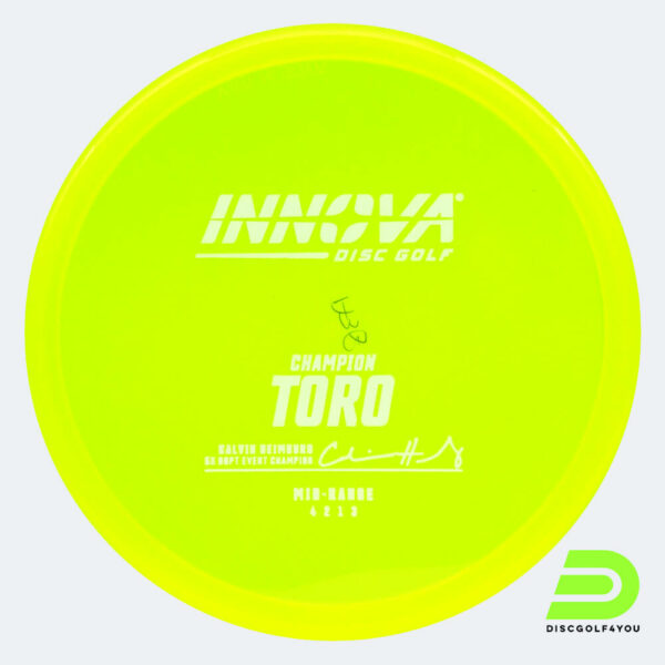 Innova Toro in gelb, im Champion Kunststoff und ohne Spezialeffekt