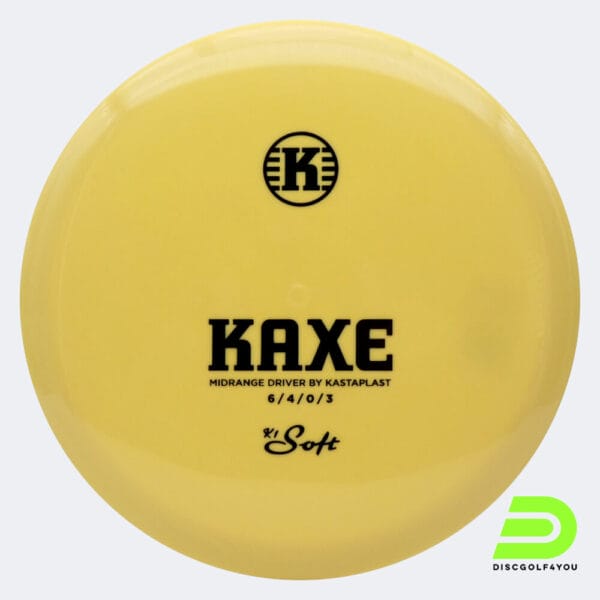 Kastaplast Kaxe in yellow, k1 soft plastic