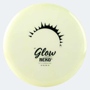 Kastaplast RekoX in weiss, im K1 Glow Kunststoff und glow Spezialeffekt