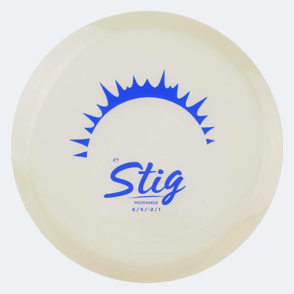 Kastaplast Stig in white, k1 glow plastic and glow effect