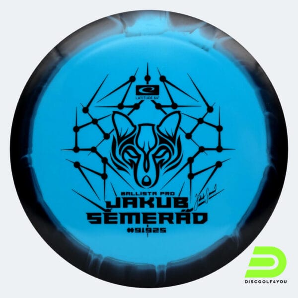 Latitude 64° Ballista Pro - Jakub Semerad Team Series in hellblau, im Gold Orbit Kunststoff und ohne Spezialeffekt