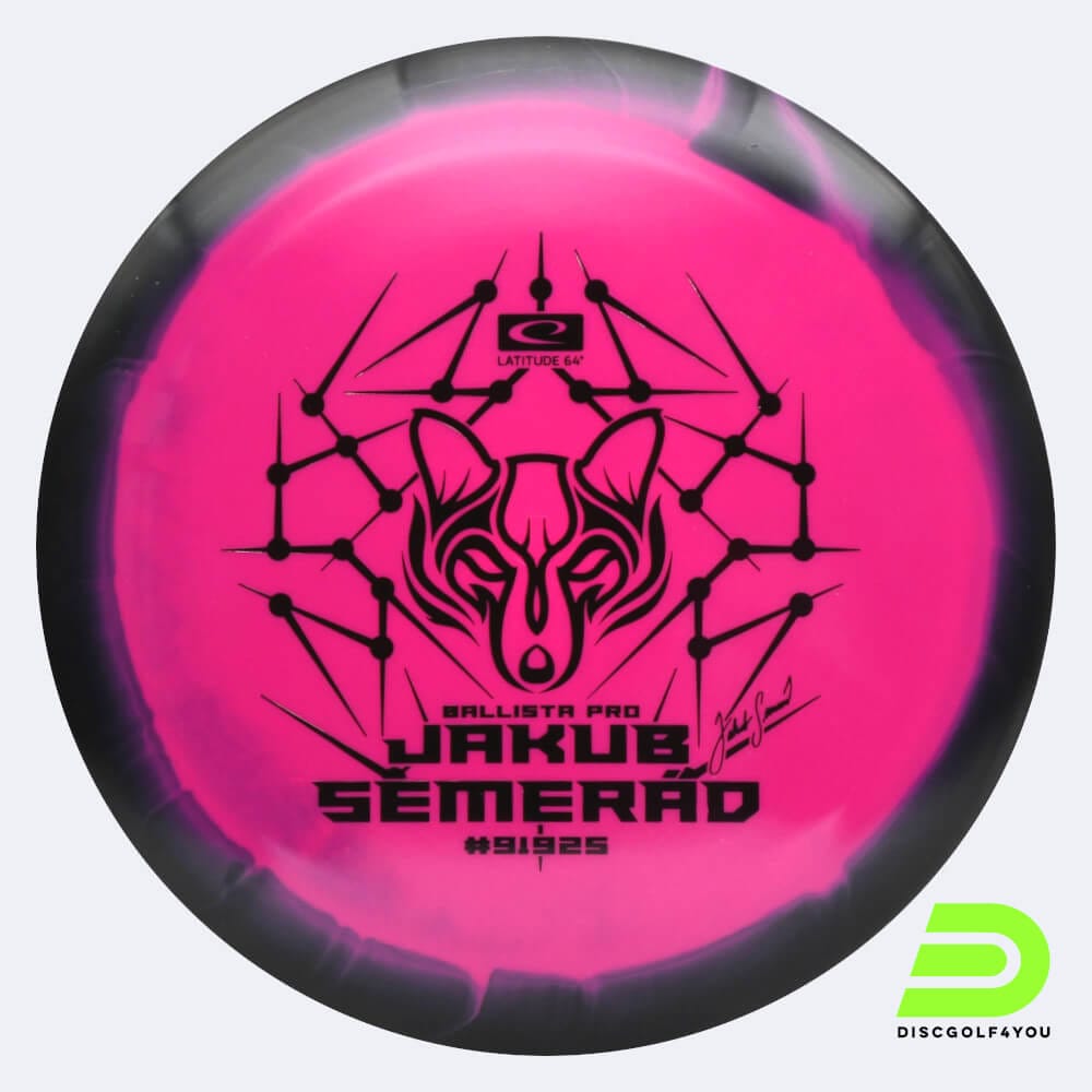 Latitude 64° Ballista Pro - Jakub Semerad Team Series in rosa, im Gold Orbit Kunststoff und ohne Spezialeffekt