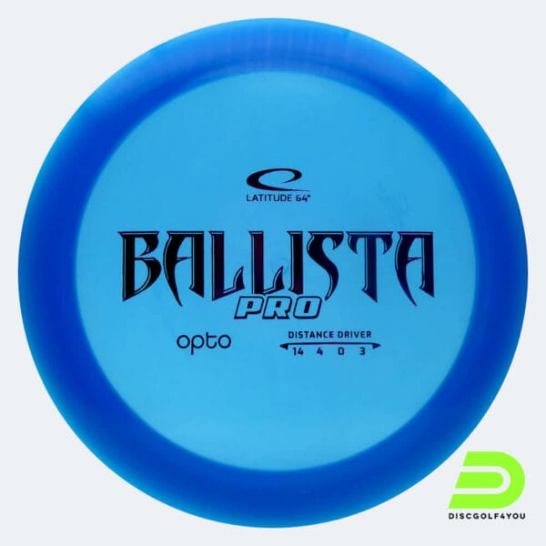 Latitude 64° Ballista Pro in türkis, im Opto Kunststoff und ohne Spezialeffekt
