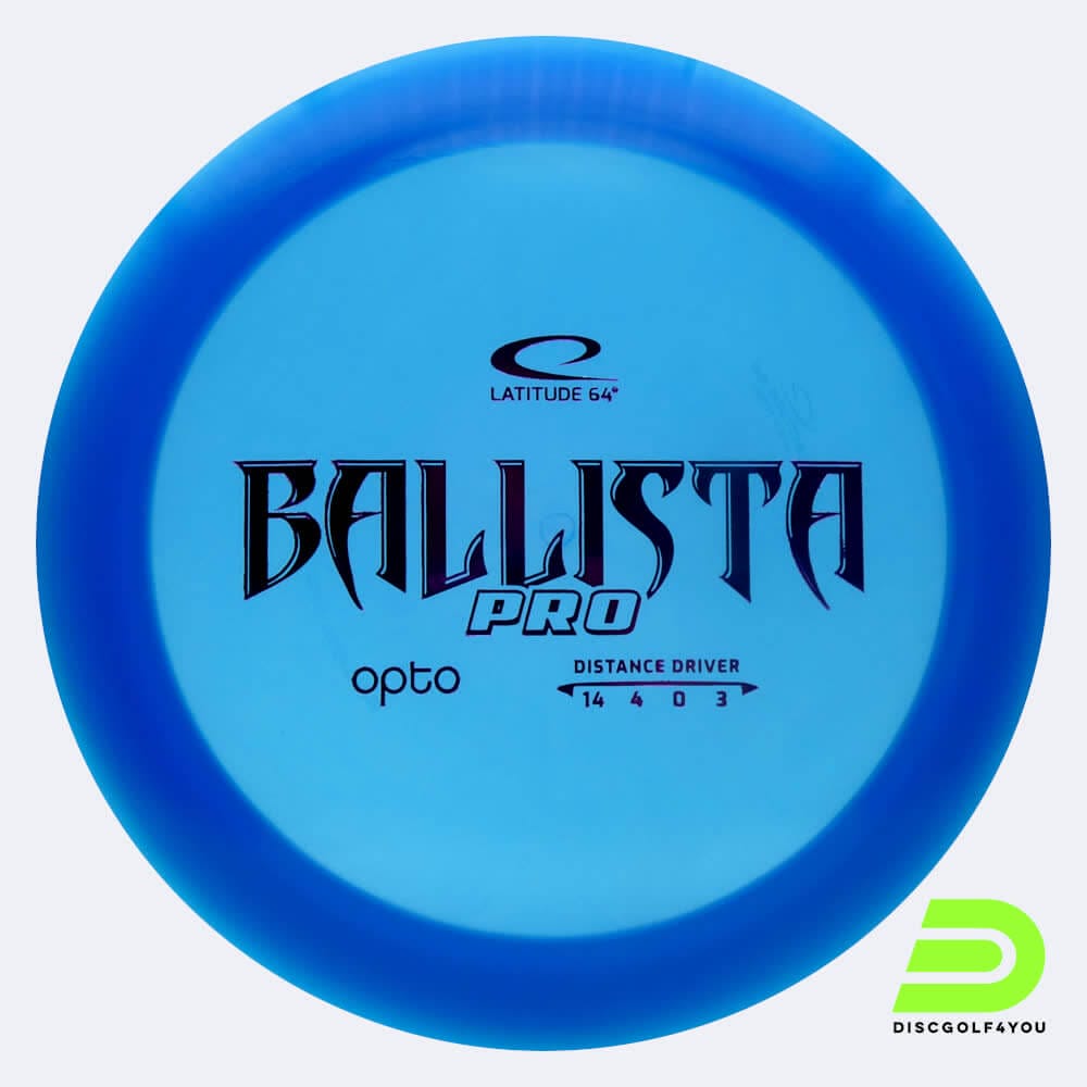 Latitude 64° Ballista Pro in türkis, im Opto Kunststoff und ohne Spezialeffekt
