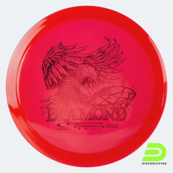 Latitude 64° Diamond in rot, im Frost Kunststoff und ohne Spezialeffekt