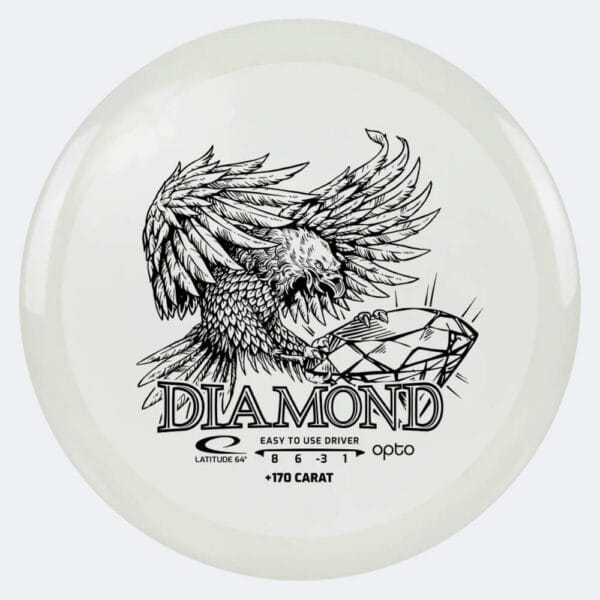 Latitude 64° Heavy Diamond in weiss, im Opto Kunststoff und ohne Spezialeffekt