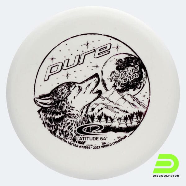 Latitude 64° Pure Kristin Tattar TS in weiss, im Zero Medium Moonshine Kunststoff und glow Spezialeffekt
