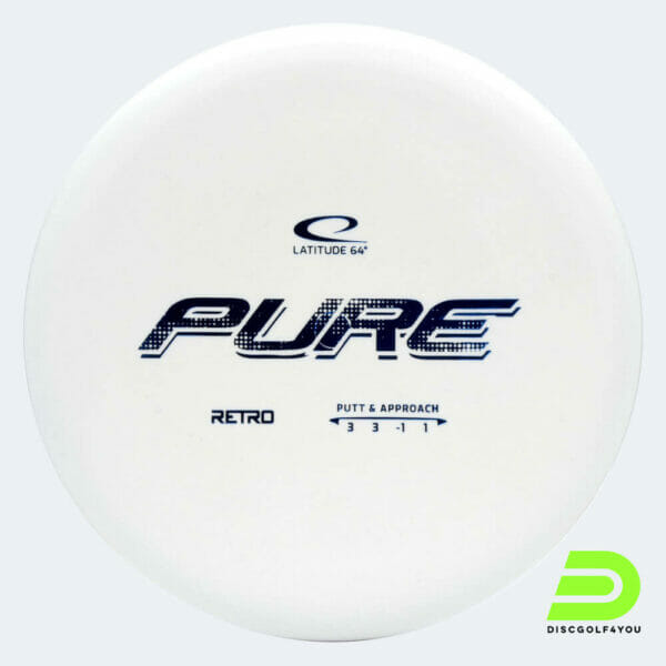 Latitude 64° Pure in white, retro plastic