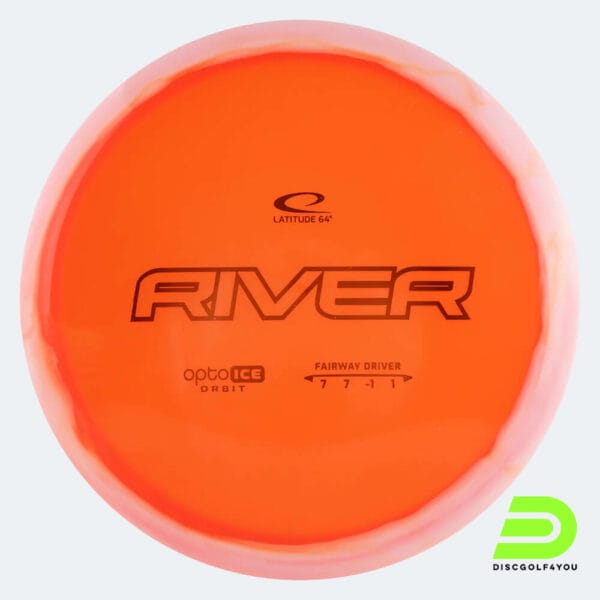 Latitude 64° River in orange, im Opto Ice Orbit Kunststoff und ohne Spezialeffekt