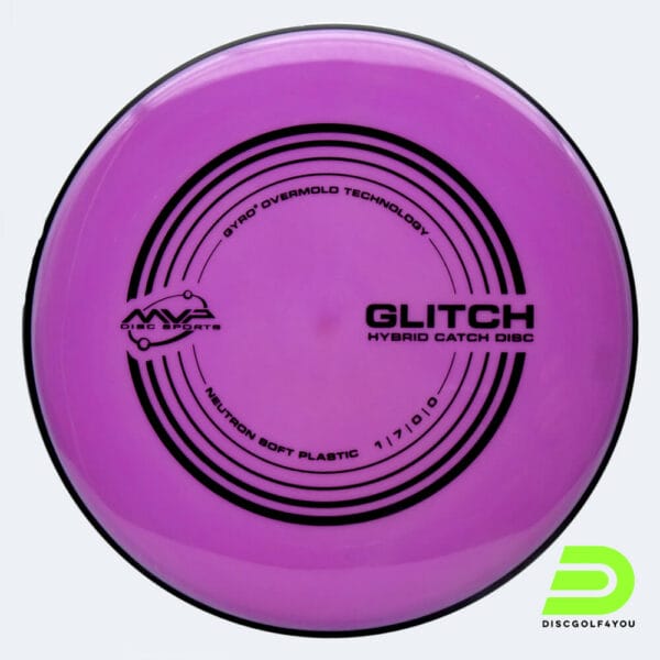 MVP Glitch in violett, im Soft Neutron Kunststoff und ohne Spezialeffekt