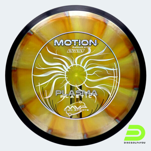 MVP Motion in gelb, im Plasma Kunststoff und burst Spezialeffekt