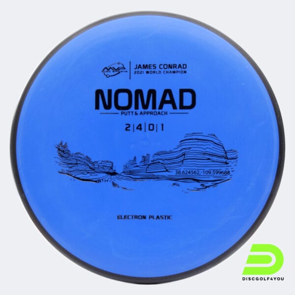 MVP Nomad in blau, im Electron Kunststoff und ohne Spezialeffekt