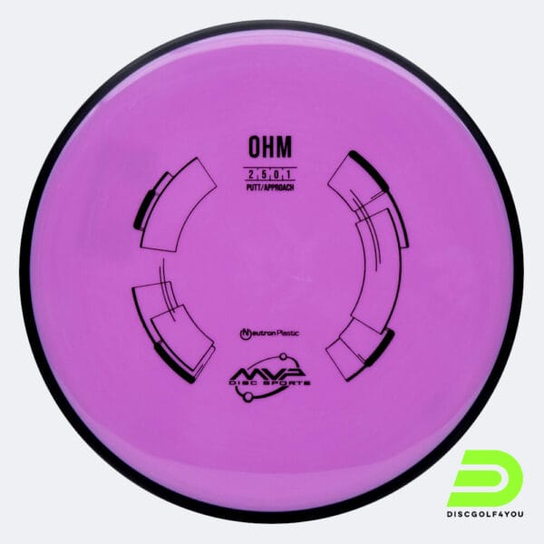 MVP Ohm in purple, neutron plastic