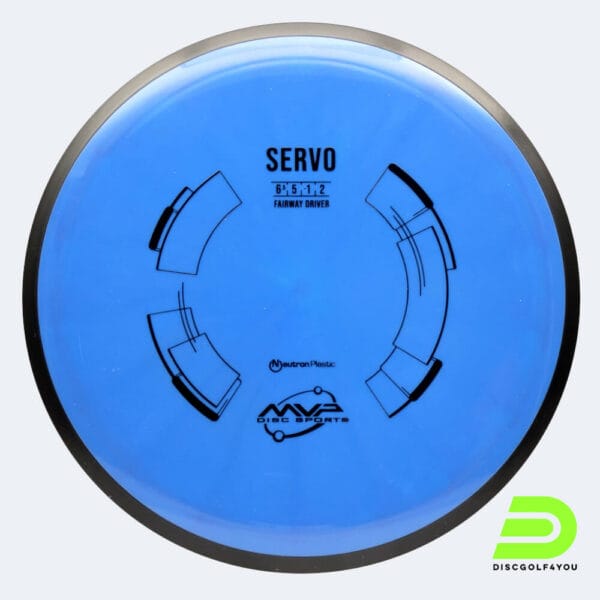 MVP Servo in blue, neutron plastic