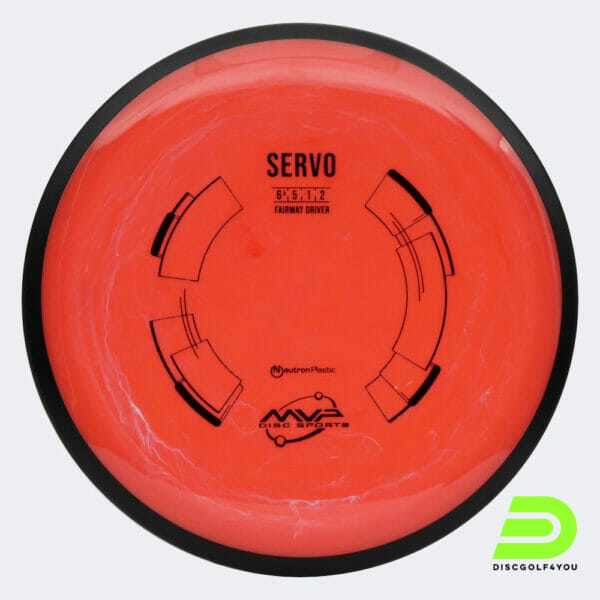 MVP Servo in red, neutron plastic