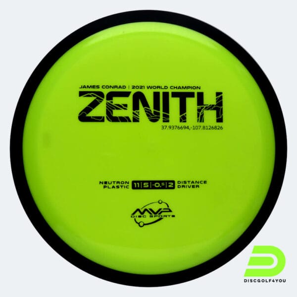 MVP Zenith in gelb, im Neutron Kunststoff und ohne Spezialeffekt